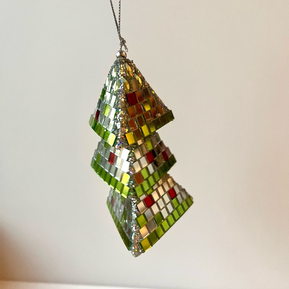 Green Mosaic Hanging Ornament